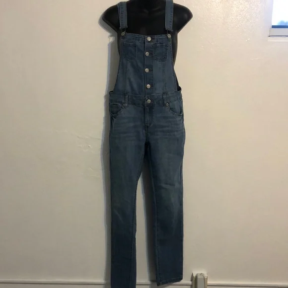 Wax Jeans bib overalls size med - Picture 1 of 12